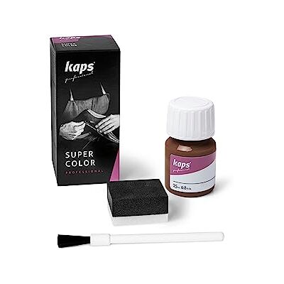 Kaps Super Color – Teinture pour Cuir Naturel – Matières Synthétiques et Textiles – 25 ml – Plusieurs couleurs, Branndy 171 - Publicité Kaps Super Color – Teinture pour Cuir Naturel – Matières Synthétiques et Textiles – 25 ml – Plusieurs couleurs, Branndy 171 - Publicité