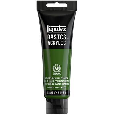 Liquitex - Basics - Hooker's Green Permanent - 118ml - Peinture acrylique - Publicité Liquitex - Basics - Hooker's Green Permanent - 118ml - Peinture acrylique - Publicité