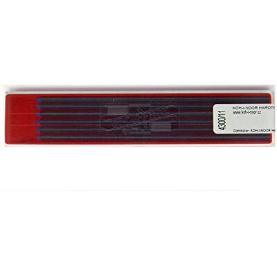 Koh-I-Noor Mines de Couleur pour porte-mine mécanique 2mm Diamѐtre 120mm Bleu - Publicité Koh-I-Noor Mines de Couleur pour porte-mine mécanique 2mm Diamѐtre 120mm Bleu - Publicité