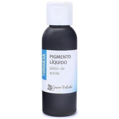 GRAN VELADA Colorant turquoise savon à l'huile pigment liquide pour travaux manuels Facile à utiliser dans le processus froid et chaud Haute stabilité et sans migration Idéal pour colorer les savons 50 ml - Publicité GRAN VELADA Colorant turquoise savon à l'huile pigment liquide pour travaux manuels Facile à utiliser dans le processus froid et chaud Haute stabilité et sans migration Idéal pour colorer les savons 50 ml - Publicité