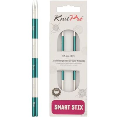KnitPro - SmartStix - 3,25mm - 12cm - Aiguille à tricoter - Publicité KnitPro - SmartStix - 3,25mm - 12cm - Aiguille à tricoter - Publicité