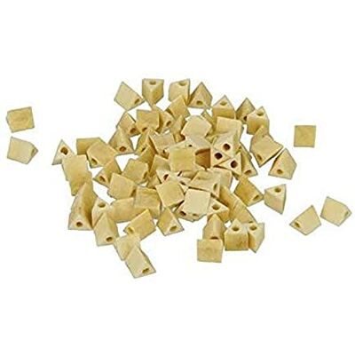 Artemio 80 Perles Triangles en Bois 5,3x4,7 mm - Publicité Artemio 80 Perles Triangles en Bois 5,3x4,7 mm - Publicité
