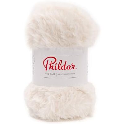 Phildar - Inuit - Écru - 100 g - Yarn - Publicité Phildar - Inuit - Écru - 100 g - Yarn - Publicité