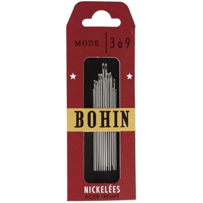 Bohin MILLINERS/Aiguilles Paille N°3/9" 1950-60 Collec., Argent, un - Publicité Bohin MILLINERS/Aiguilles Paille N°3/9" 1950-60 Collec., Argent, un - Publicité