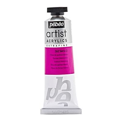 PEBEO Pébéo 907262 Beaux-Arts Artiste Acrylique Extra Fine 1 Tube Rose de Quinacridone 37 ml - Publicité PEBEO Pébéo 907262 Beaux-Arts Artiste Acrylique Extra Fine 1 Tube Rose de Quinacridone 37 ml - Publicité