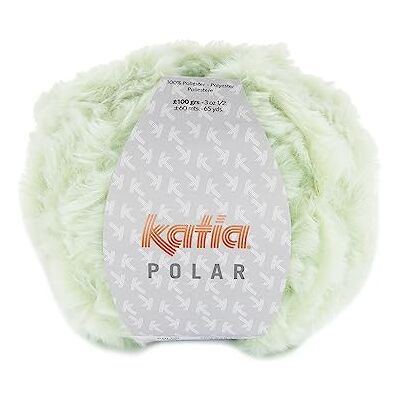 Katıa Katia Polar est un fil très doux et moelleux dans les coloris du 80 au 87. Pour tricoter avec des aiguilles de 7 à 8 ou un crochet de 6 à 8. (Vert blanchâtre-Blanc (108)) - Publicité Katıa Katia Polar est un fil très doux et moelleux dans les coloris du 80 au 87. Pour tricoter avec des aiguilles de 7 à 8 ou un crochet de 6 à 8. (Vert blanchâtre-Blanc (108)) - Publicité