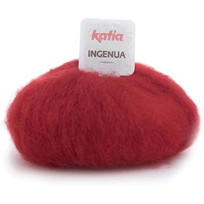 Katia Pelote de Mohair Fantaisie à Tricoter INGENUA - Publicité Katia Pelote de Mohair Fantaisie à Tricoter INGENUA - Publicité