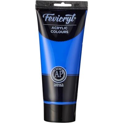 Fevicryl - Tube de peinture acrylique - 200ml - Bleu cobalt - Peinture - Publicité Fevicryl - Tube de peinture acrylique - 200ml - Bleu cobalt - Peinture - Publicité