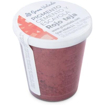 GRAN VELADA Pigment rouge tuile pour ciment, plâtre et résine Teinte vive et durable Idéal pour les créations DIY Facile à utiliser et économique Donnez de la couleur à vos projets 30 cc - Publicité GRAN VELADA Pigment rouge tuile pour ciment, plâtre et résine Teinte vive et durable Idéal pour les créations DIY Facile à utiliser et économique Donnez de la couleur à vos projets 30 cc - Publicité