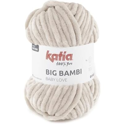 Katıa Big Bambi de Katia Pelotes de 200 g et 80 mètres (101 Beige) - Publicité Katıa Big Bambi de Katia Pelotes de 200 g et 80 mètres (101 Beige) - Publicité
