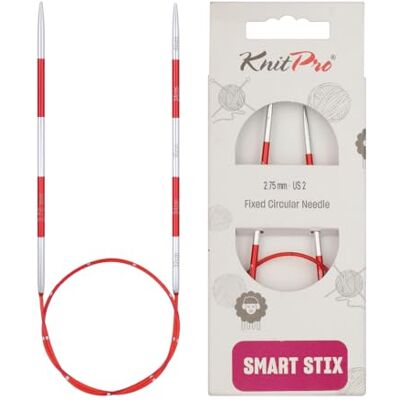 Aiguille à tricoter en aluminium KnitPro SmartStix - 40cm, Rouge, 2,75mm - Publicité Aiguille à tricoter en aluminium KnitPro SmartStix - 40cm, Rouge, 2,75mm - Publicité