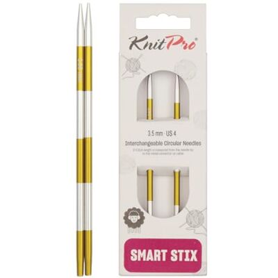 KnitPro SmartStix Aiguilles Circulaires Interchangeables Courtes - Aiguilles à Tricoter - Publicité KnitPro SmartStix Aiguilles Circulaires Interchangeables Courtes - Aiguilles à Tricoter - Publicité