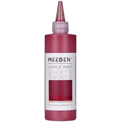 MEEDEN Peinture Acrylique Crimson: 250ml/8.45oz Peinture Acrylique Pouring en Vrac dans un Flacon Compressible Peintures Liquide pour Adultes Artistes Canvas Art Painting - Publicité MEEDEN Peinture Acrylique Crimson: 250ml/8.45oz Peinture Acrylique Pouring en Vrac dans un Flacon Compressible Peintures Liquide pour Adultes Artistes Canvas Art Painting - Publicité