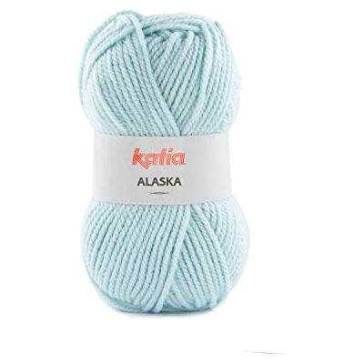 Katıa Alaska acrylique de Katia pelotes de 100 grammes et 115 mètres Pour tricoter avec des aiguilles de 6 6,5 ou crochet de 5 5,5 Couleur Céleste Clair (66) - Publicité Katıa Alaska acrylique de Katia pelotes de 100 grammes et 115 mètres Pour tricoter avec des aiguilles de 6 6,5 ou crochet de 5 5,5 Couleur Céleste Clair (66) - Publicité