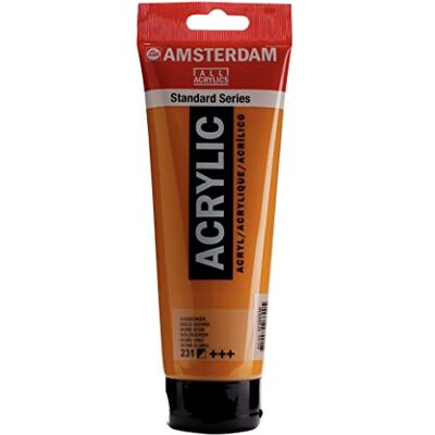 Peinture acrylique Amsterdam Expert - Ocre Doré - 250ml - Publicité Peinture acrylique Amsterdam Expert - Ocre Doré - 250ml - Publicité