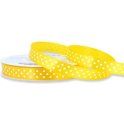 Creativery Ruban de satin à pois 12 mm x 25 m Couleur au choix 12/25 mm Couleurs résistantes et lavable Ruban pour mariage Ruban cadeau pour emballage et loisirs créatifs Jaune 645 - Publicité Creativery Ruban de satin à pois 12 mm x 25 m Couleur au choix 12/25 mm Couleurs résistantes et lavable Ruban pour mariage Ruban cadeau pour emballage et loisirs créatifs Jaune 645 - Publicité