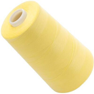 AERZETIX C72149 Bobine cône de fil à coudre 120 (40/2) 4000 m en polyester couleur jaune pâle confection mercerie ficelle cordon couture vêtements maroquinerie - Publicité AERZETIX C72149 Bobine cône de fil à coudre 120 (40/2) 4000 m en polyester couleur jaune pâle confection mercerie ficelle cordon couture vêtements maroquinerie - Publicité