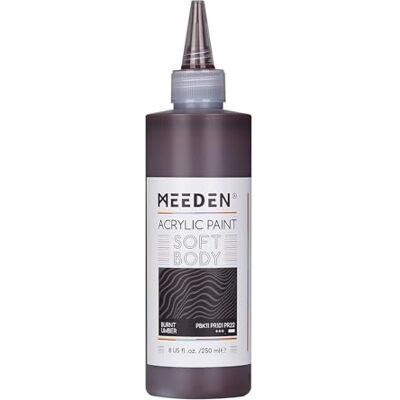 MEEDEN Peinture Acrylique Brûlée Ombre: 250ml/8.45oz Peinture Acrylique Pouring en Vrac dans un Flacon Compressible Peintures Liquide pour Adultes Artistes Canvas Art Painting - Publicité MEEDEN Peinture Acrylique Brûlée Ombre: 250ml/8.45oz Peinture Acrylique Pouring en Vrac dans un Flacon Compressible Peintures Liquide pour Adultes Artistes Canvas Art Painting - Publicité