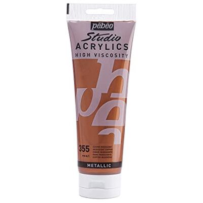 PEBEO Pébéo Acrylique Fine Studio Acrylics Peinture Acrylique Cuivre Cuivre 250 ml 169-355 - Publicité PEBEO Pébéo Acrylique Fine Studio Acrylics Peinture Acrylique Cuivre Cuivre 250 ml 169-355 - Publicité