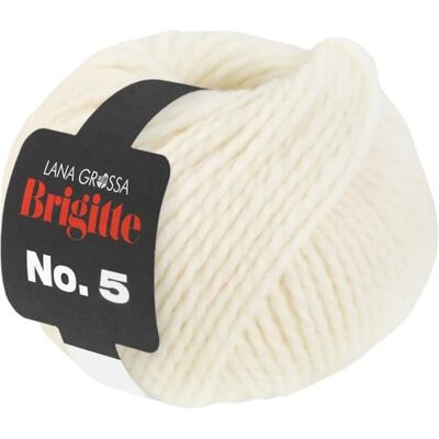 Lana Grossa Brigitte N° 5 Fil à mèche mérinos 2 fois torsadé Fil à tricoter à la main en 100 % laine vierge (mérinos extra fine) 50 g de laine pour tricot et crochet 75 m FB 1 - Publicité Lana Grossa Brigitte N° 5 Fil à mèche mérinos 2 fois torsadé Fil à tricoter à la main en 100 % laine vierge (mérinos extra fine) 50 g de laine pour tricot et crochet 75 m FB 1 - Publicité