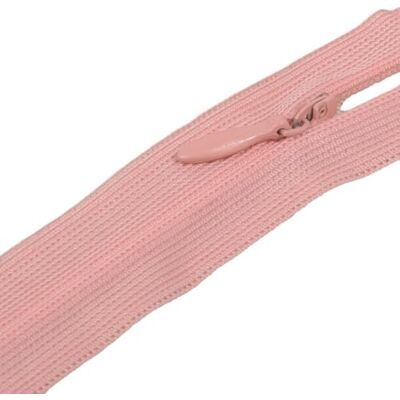 MDC Fermeture invisible non séparable ajustable rose saumon Taille 40cm - Publicité MDC Fermeture invisible non séparable ajustable rose saumon Taille 40cm - Publicité