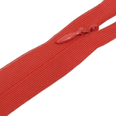 MDC Fermeture invisible non séparable ajustable rouge feu Taille 40cm - Publicité MDC Fermeture invisible non séparable ajustable rouge feu Taille 40cm - Publicité