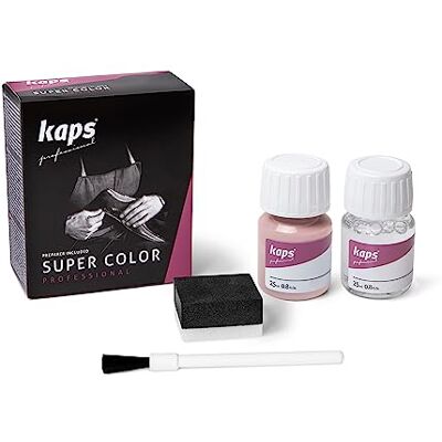 Kaps Super Color – Teinture pour Cuir Naturel – Matières Synthétiques et Textiles – 25 ml – Plusieurs couleurs, 124 Rose - Publicité Kaps Super Color – Teinture pour Cuir Naturel – Matières Synthétiques et Textiles – 25 ml – Plusieurs couleurs, 124 Rose - Publicité