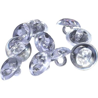 AERZETIX C56557 Lot de 10 Boutons à coudre ronds Ø12.8x8.7 mm transparents en plastique ouverture 3 mm mercerie couture vêtements artisanat mode tricot décoration - Publicité AERZETIX C56557 Lot de 10 Boutons à coudre ronds Ø12.8x8.7 mm transparents en plastique ouverture 3 mm mercerie couture vêtements artisanat mode tricot décoration - Publicité