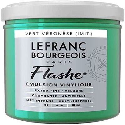 Lefranc - Flashe Colour 125ml - Teinte Veronese Vert - Paint - Publicité Lefranc - Flashe Colour 125ml - Teinte Veronese Vert - Paint - Publicité