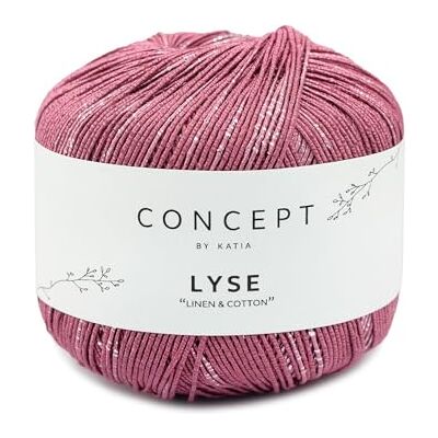 Katıa LYSE by Concept de Katia en pelotes de 50 g et 130 m (rose (52) - Publicité Katıa LYSE by Concept de Katia en pelotes de 50 g et 130 m (rose (52) - Publicité