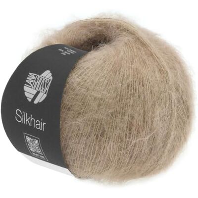 Lana Grossa Silkhair 123 – Beige nacré - Publicité Lana Grossa Silkhair 123 – Beige nacré - Publicité