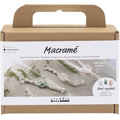 Creativ Mini Craft Kit Macramé, dusty rose, matt transparent, light natural, dusty green, 1 pack, Mulricolour - Publicité Creativ Mini Craft Kit Macramé, dusty rose, matt transparent, light natural, dusty green, 1 pack, Mulricolour - Publicité