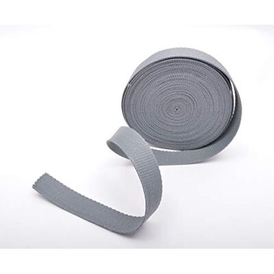 Trimz Web-25-Gris-5m - Bande de sangle - Publicité Trimz Web-25-Gris-5m - Bande de sangle - Publicité