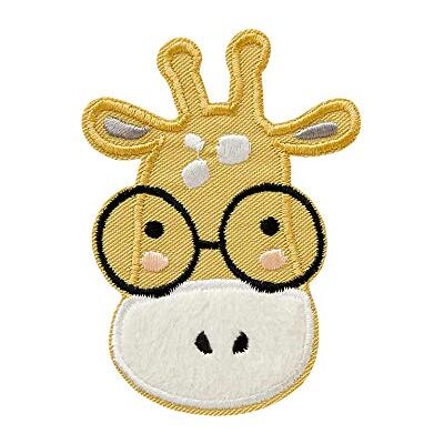 Mono-Quick Tête de girafe - Patch à repasser - 7.4 x 5.5 cm - Publicité Mono-Quick Tête de girafe - Patch à repasser - 7.4 x 5.5 cm - Publicité
