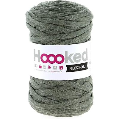 Hoooked Ribbon XL Fil ruban à crocheter et à tricoter Couleur au choix, Dried Herb, 120 metres - Publicité Hoooked Ribbon XL Fil ruban à crocheter et à tricoter Couleur au choix, Dried Herb, 120 metres - Publicité