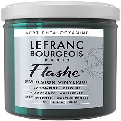 Lefranc Flashe Vert Acrylique 125ml - Peinture - Publicité Lefranc Flashe Vert Acrylique 125ml - Peinture - Publicité
