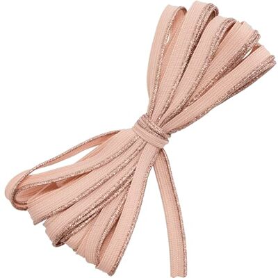 AERZETIX Ruban galon avec bordure décorative en polyester 4.5 mètres x 10 mm couleur rose à effet métallisé embellissement textile créations couture customisation projet créatif - Publicité AERZETIX Ruban galon avec bordure décorative en polyester 4.5 mètres x 10 mm couleur rose à effet métallisé embellissement textile créations couture customisation projet créatif - Publicité