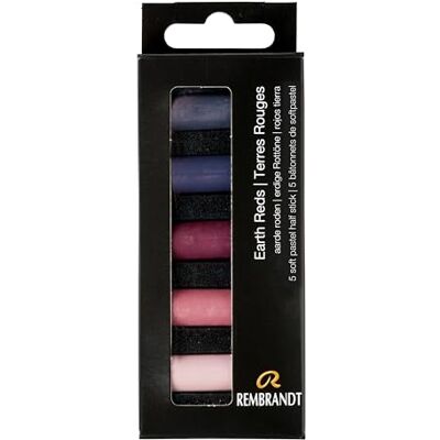 Rembrandt Set de Pastels Doux Professionnels Rouges de la Terre 5 Demi-Pastels - Publicité Rembrandt Set de Pastels Doux Professionnels Rouges de la Terre 5 Demi-Pastels - Publicité