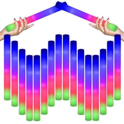 YYYuYong 200 lot Bâton Lumineux LED Blanc Mariage,Bâton Lumineux LED en Mousse,3 Modes Bâtons Lumineux Clignotants Fournitures de Fête Brillent dans Le Noir pour Fête, Concert et Événement - Publicité YYYuYong 200 lot Bâton Lumineux LED Blanc Mariage,Bâton Lumineux LED en Mousse,3 Modes Bâtons Lumineux Clignotants Fournitures de Fête Brillent dans Le Noir pour Fête, Concert et Événement - Publicité