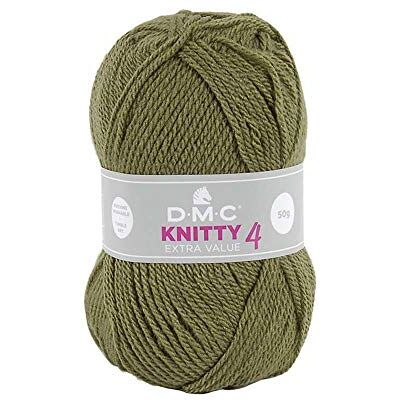 DMC Knitty 4 Fil à tricoter 100% acrylique Pelote 50 g 140 m - Publicité DMC Knitty 4 Fil à tricoter 100% acrylique Pelote 50 g 140 m - Publicité