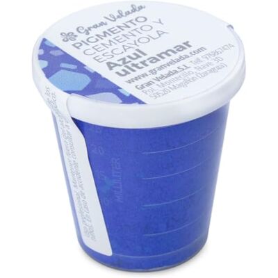 GRAN VELADA Pigment bleu outremer pour ciment et plâtre en un Pigment en poudre insoluble à haut rendement pour créations DIY et artisanales Apporte une touche unique de couleur 30 cc - Publicité GRAN VELADA Pigment bleu outremer pour ciment et plâtre en un Pigment en poudre insoluble à haut rendement pour créations DIY et artisanales Apporte une touche unique de couleur 30 cc - Publicité