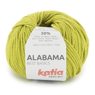 Katıa Alabama Katia acrylique en pelotes de 50 g et 105 mètres (80 vert acide) - Publicité Katıa Alabama Katia acrylique en pelotes de 50 g et 105 mètres (80 vert acide) - Publicité