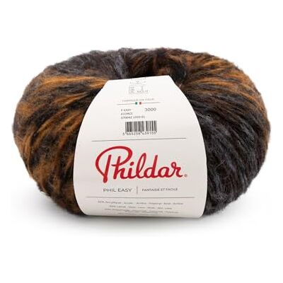 Phildar Pelote de Laine Phil Easy Laine à Crocheter et à Tricoter 32% LAINE,16% ALPAGA,32% ACRYLIQUE,20% POLYAMIDE Aiguille n°7 Couleur MARRON - Publicité Phildar Pelote de Laine Phil Easy Laine à Crocheter et à Tricoter 32% LAINE,16% ALPAGA,32% ACRYLIQUE,20% POLYAMIDE Aiguille n°7 Couleur MARRON - Publicité