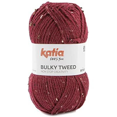 Katıa Katia Bulky Tweed en acrylique en pelotes de 100 g et 150 mètres (Franguesa (207) - Publicité Katıa Katia Bulky Tweed en acrylique en pelotes de 100 g et 150 mètres (Franguesa (207) - Publicité