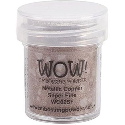 WOW! Poudre à embosser en poudre, 15 ml, cuivre - Publicité WOW! Poudre à embosser en poudre, 15 ml, cuivre - Publicité