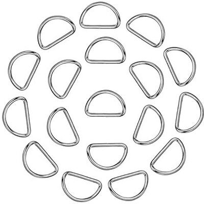 Trimming Shop 25 mm Metall Halbring Silber Halbring Pendel Ring für Gurtband Verschluss Verstellbare TH Ringe für Bell Halsband Gymnastik Gurtband DIY Projekte - Publicité Trimming Shop 25 mm Metall Halbring Silber Halbring Pendel Ring für Gurtband Verschluss Verstellbare TH Ringe für Bell Halsband Gymnastik Gurtband DIY Projekte - Publicité