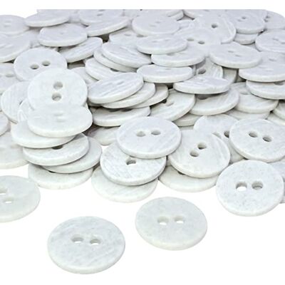 AERZETIX C56453 Lot de 100 Boutons ronds Ø15x2.2 mm à 2 trous couleur gris clair en plastique diamètre de l'ouverture 2 mm mercerie couture/vêtements artisanat/mode/broderie - Publicité AERZETIX C56453 Lot de 100 Boutons ronds Ø15x2.2 mm à 2 trous couleur gris clair en plastique diamètre de l'ouverture 2 mm mercerie couture/vêtements artisanat/mode/broderie - Publicité