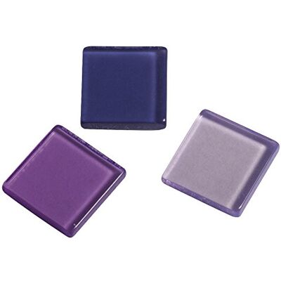Rayher Hobby Mosaïque Acrylique, 1x1 cm, Transparente, Violet, - Publicité Rayher Hobby Mosaïque Acrylique, 1x1 cm, Transparente, Violet, - Publicité
