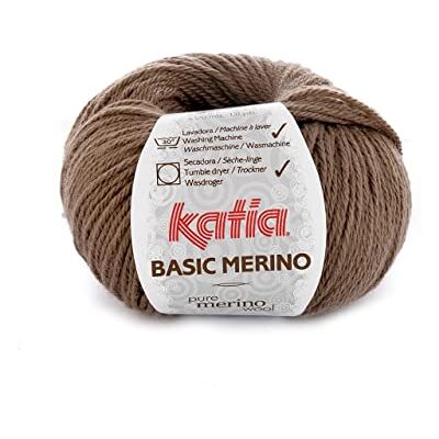 Katia Basic Merino – Couleur : vison (68) – 50 g/env. Laine 120 m - Publicité Katia Basic Merino – Couleur : vison (68) – 50 g/env. Laine 120 m - Publicité