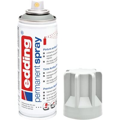 Edding - 5200 - Gris - Bombe de peinture - Publicité Edding - 5200 - Gris - Bombe de peinture - Publicité